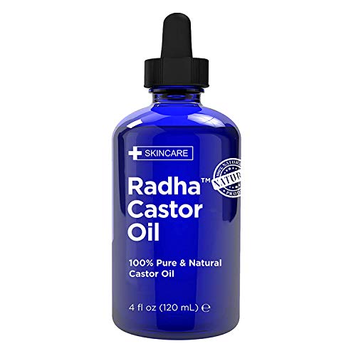 Radha Beauty USDA Certified Organic Rosehip Seed Oil, Pure Cold Pressed - Отлично масло - носител за хидратация на