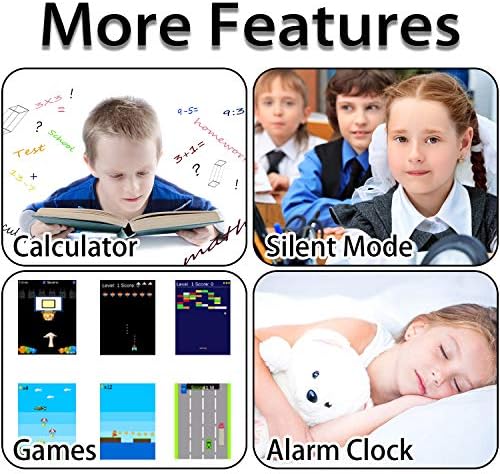Детски Смарт Часовници за Момчета и Момичета-Сензорен Екран Smartwatch с Телефонен Разговор SOS Музикален Плейър Аларма