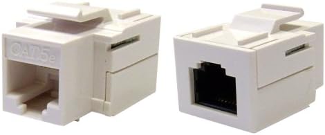 Offex OF-310-220WH Cat5e Keystone Inline Coupler, бял, RJ-45 Female