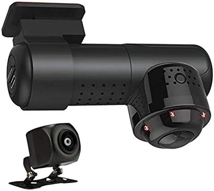 XIXIDIAN Driving Recorder,360-градусова Панорамна Записващо устройство Шофиране, Авто видео Вграден WiFi,Автомобилна камера