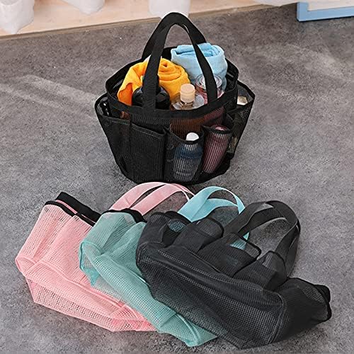 Тенденции Mesh Shower Caddy Portable for College Dorm Large Bathroom Tote Bag with Durable 8 Pockets