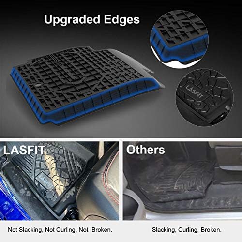 LASFIT Подложки, Подходящи за 2018-2022 Honda Odyssey, 3 Серия TPE Подови Втулки Комплект, Обичай за 1-во и 2-ри и 3-ти
