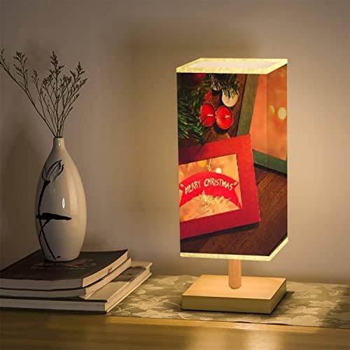 Затемняемая Настолна Лампа Коледни картички и Подаръци Под коледната Елха USB Нощна Лампа/ Минималистичен Дизайн/ Настолна Лампа/ нощно Шкафче Защита на Очите Топла