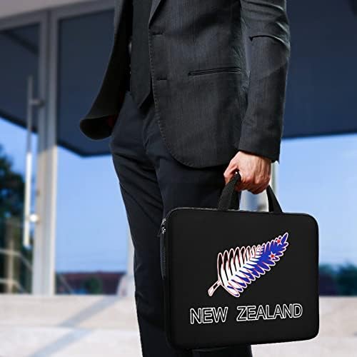 Нова Зеландия Маорите Папрат Лаптоп Ръкав Калъф За Носене на Таблетен Компютър Защита Чанта с Дръжка за 12 инча