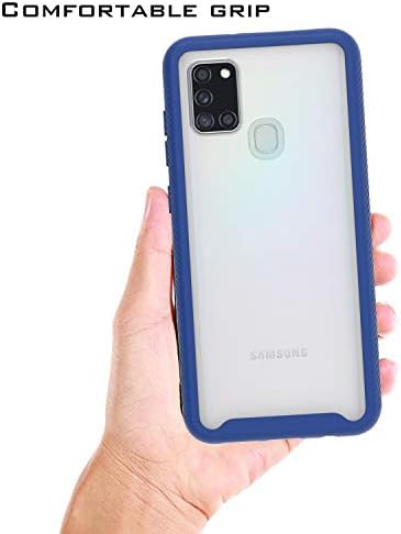UNC Pro 2 в 1 Калъф за мобилен телефон Samsung Galaxy A21S(НЕ за A20/A20S/A21), Тежки Пълна Защита на ръба на Хибрид устойчив