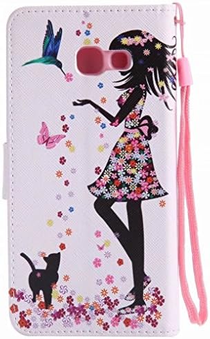 за Samsung Galaxy A5 (2017) / A520F Калъф, Ougger Момиче Style Портфейла Cover Card Slot Premium ПУ Leather Flip Case