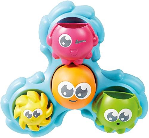 Toomies Томи Spin & Splash Octopals Toddler Bath Toy - Вие наливаете, и Те се въртят и брызгают