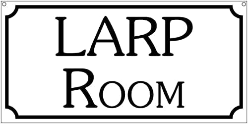 CHANDLEEN LARP Room - 8x12 Алуминиева Новост Зала за игри Ролева Игра Бар Знак