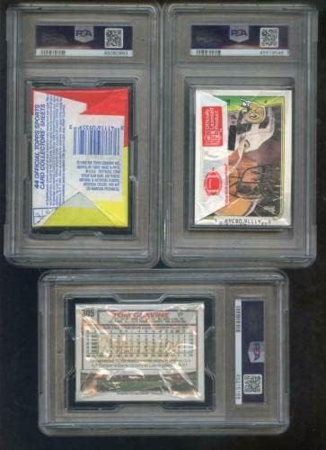 1989 Topps Football Card Unopened Wax Pack Graded MINT PSA 9 - Футболни Восъчни Пакети