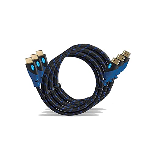 Aurum Ultra Series - Високоскоростен HDMI кабел с Ethernet 3 Pack 3 FT - Поддръжка на 3D и аудио канал връщане [най-Новата