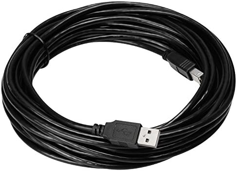 WAWPI USB Принтер Кабел A - B за 20 фута Черен
