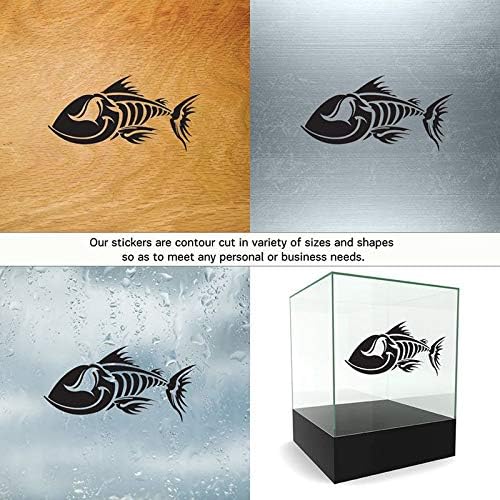 Стикер Стикери Анатомия на Риба Кост Морски Живот Риба Под водата 4 X 2