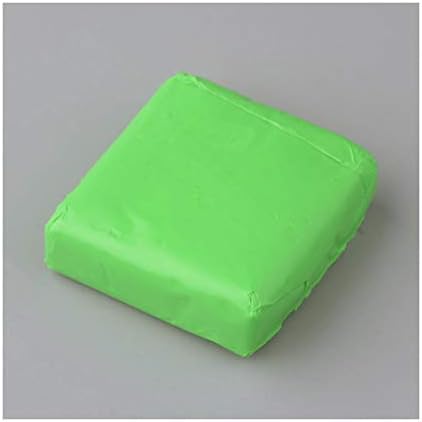 Полимерни Моделирующие глина Лайм Зелен 50х50мм Печка Пече се 2 опаковки по 50 гр+