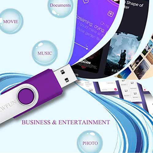 Флаш-памет 1GB 100 Pack USB Memory Stick Едро с led индикатор и талрепами от Viewfun (1GB, вземане 100pcs-Multicolors)
