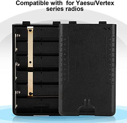ASHATA 25A Уоки Talkies 6 Slot Battery Case, Радио Battery Case Shell Уоки Токи Battery Box for Yaesu for Vertex Series