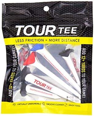 TOUR TEE СМС Design Golf Tee Combo Pack | Добави разстояние и контрол | USGA и R&A Съответните | Екологично чисти, произведени