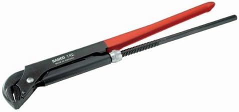 Bahco Tools 142 - Тръбен ключ - 426 мм OAL, максимален капацитет на челюстта 1-1/2 инча, на Ъгъла на главата торцевого