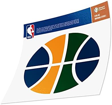 Utah Jazz NBA Официално Лицензирана Стикер Vinyl Стикер за Лаптоп Бутилка Вода Кола Бележки (Индивидуален 4)