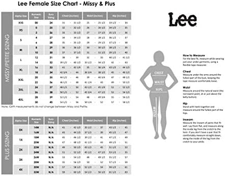 Lee Women ' s Petite Secret Shapes Regular Fit Straight Leg Jean