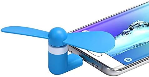 Shot Case Mini Plastic Micro-USB Fan за Alcatel Shine Lite Blue