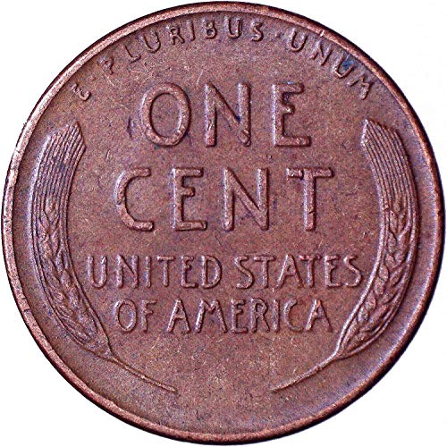 1942 D Линкълн Пшеничен цент 1C Много фин