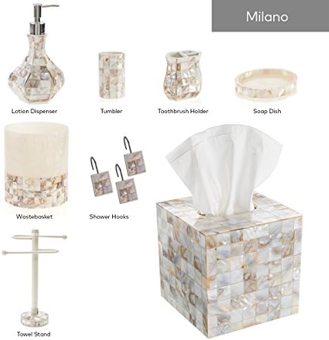 Creative Scents Milano Soap Dish for Bathroom, Decorative Dry Bar Holder - Издръжлив Дизайн на терена - най-Добрата Прибори-мивки/