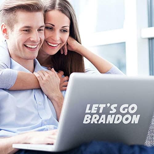 Let 's Go Brandon Decal Рибка Sticker Auto Car Truck Wall Laptop | Бяло 8 е Широка [US Stock]