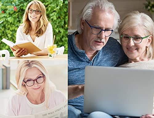 Очила За Четене На Мъже, Жени Дърво Зърно Модел Читателите +1.25 С Удобна За Пролет Линия 3 Опаковки