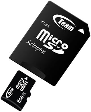 Карта памет microSDHC 8GB Turbo Клас 6. Висока скорост за Kyocera m2000 и spv ЕКСТАЗИ X-tc Идва с безплатни SD и USB адаптери.