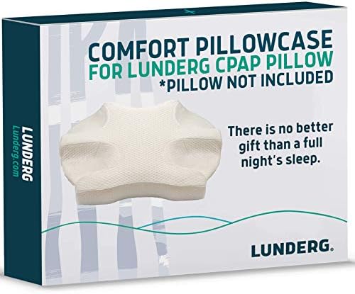 Lunderg Comfort Pillowcase Замяна за нашата възглавници CPAP - Премиум Удобна материя - Възглавница НЕ е включен в комплекта