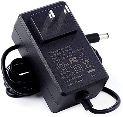 [UL Listed] MIXGOO 12V 3A Power Supply Charger (Input AC 100V-240V, Output DC 12 Volt 3 Amp 36 Watt) Adapter Switching