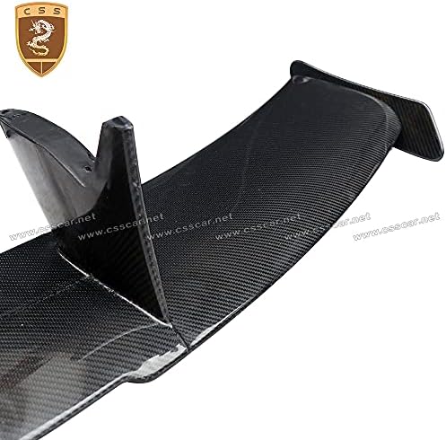 cssdesign Суха Спойлер от въглеродни влакна е Съвместим с ferrrari 458 mansori Style Double Deck Big Wing