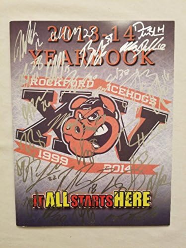Rockford Icehogs Yearbook 2013-14 подписан от 26 играчи