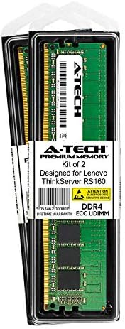 A-Tech 16GB Kit (2 × 8GB) за Lenovo ThinkServer RS160 - DDR4 PC4-17000 2133MHz ECC Unbuffered UDIMM 2Rx8 - Server Memory