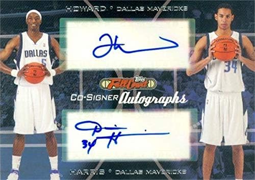 Devin Harris & Джош Хауърд autographed Баскетбол Card (Далас Маверикс) 2006 Topps Full Court CS35 - Грозен Баскетболни