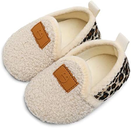 L-RUN Toddler Boys Girls House Slippers Indoor Home Обувки Топли Чорапи за Деца