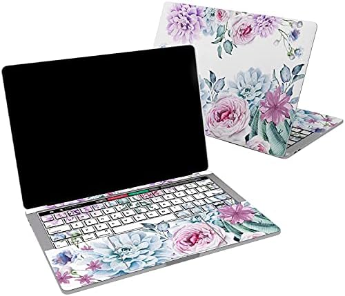 Lex Altern Винил Кожа е Съвместима с MacBook Air 13 инча Mac Pro 16 Retina 15 12 2019 2020 2018 Издаване на Розово Сочен Цвете Цвете Кактус Нежна Капак на Лаптопа Стикер Стикер Тъчпад Защитен Т