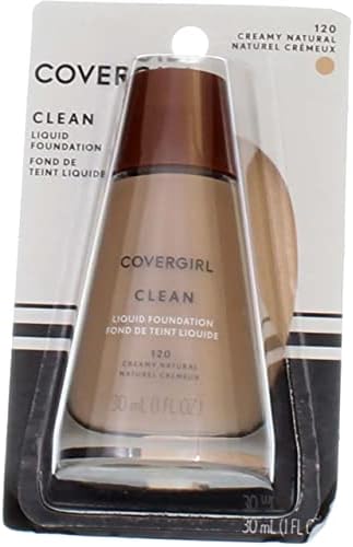 CoverGirl Clean Liquid Foundation, 120 Creamy Natural, 1 унция