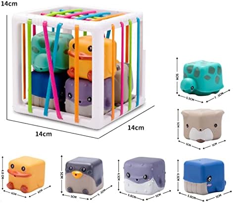 TTKNUER Детски сензорни Играчки,Разработване на Сензорни Топки Rainbow Меки Играчки Набор, Ранното Детско Образование