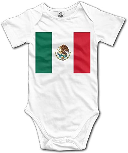 Един КОСТЮМ Знаме на Мексико Забавни Детски Тела Детски Дрехи Момчета и Момичета Боди, Гащеризон Гащеризон Детски Облекла