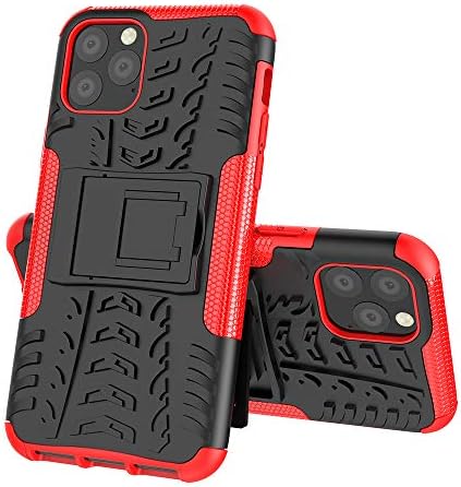 Калъф за iPhone 11 Pro 5.8, Dooge Dual Layer Slim Thin TPU+PC Bumper Heavy Duty High Impact Durable Rugged Anti-Slip Shock Absorbtion Protective Case for Apple iPhone 11 Pro in 5.8 inch