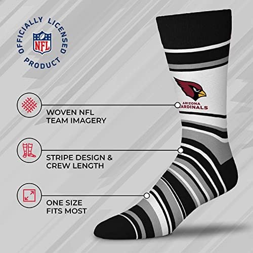 NFL Шарени Рокля, Чорапи, Един Размер Подходящ За Повечето Обувки за Мъже, Жени, Младежи, Игри на Ден Облекло
