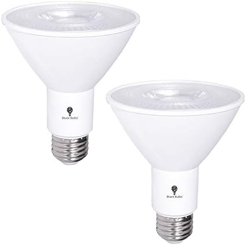 2 Pack PAR30 LED Flood Light Bulb 12W 75 Watt Equivalent 800 Lumens Waterproof E26 5000K Cool White Super Bright LED Flood