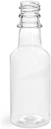50 мл Прозрачен PET бутилки Nip (насипни товари), за Шапки в комплекта НЕ са включени