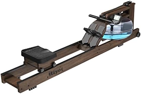 Гребане машина Micyox от естествен черен орех с монитор и тренировъчна площ мат, Ръкохватката на водонепропускливост