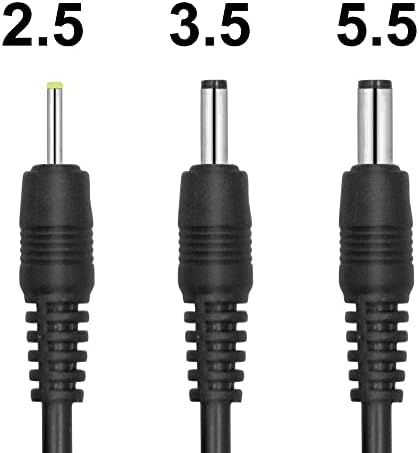 USB DC захранващ Кабел Кабел, (3.5mm1.35 мм) 5V Barrel Jack Plug Male Female Connector Продължавам Socket Charger Supply LED Strip Monitor Router Дърва Adapter, 1m / 3.3 ft