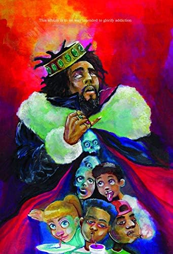Sweetums Signatures J Cole KOD Music Album Poster _BOS_ 12x18inch，30x46cm