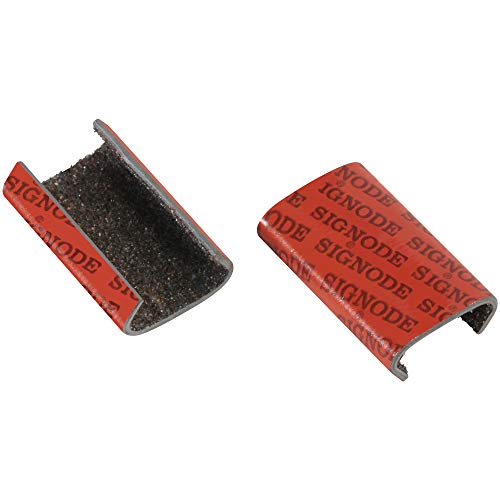 Signode Sandpaper Open/Snap On Metal Поли Strapping Seal, 1/2, 1000/Case by Discount Доставка USA