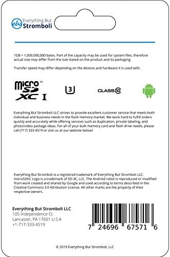 Всички, с изключение на Стромболи Azaire 128 GB microSD Карта за Мото G Fast, Moto G Stylus, Moto G8 Power Lite Motorola Мобилен телефон Speed Class 10 U3 UHS-1 Micro SDXC карти Комплект с (1) microSDXC Card Reader