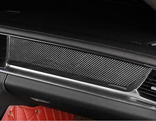 Eppar New Carbon Fiber Таблото Trims е Съвместим с Porsche Panamera 971 2017-2020 (един комплект)